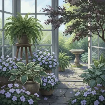 Kwiaty do cienia: Kompletny przewodnik po rolinach cieniolubnych do domu i ogrodu